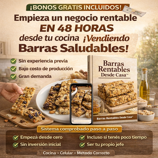 Barras Rentables Desde Casa™ Sistema Completo para Empezar y generar $300.000 por semana + bonus exclusivos